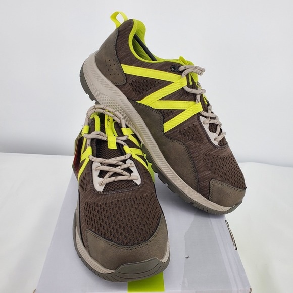 Eddie Bauer Shoes - Eddie Bauer Thielsen Trail W Womens 10 Wide Olive Lime Punch Hiking Sneaker New